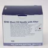 BD Blunt Fill Needle-Filter 18G 1 1/2