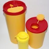 Kanülenabwurfbehälter 0.5L für Spritzentabletts