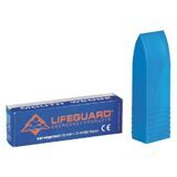 Lifeguard Mundkeil aus blauem Gummi,konisch